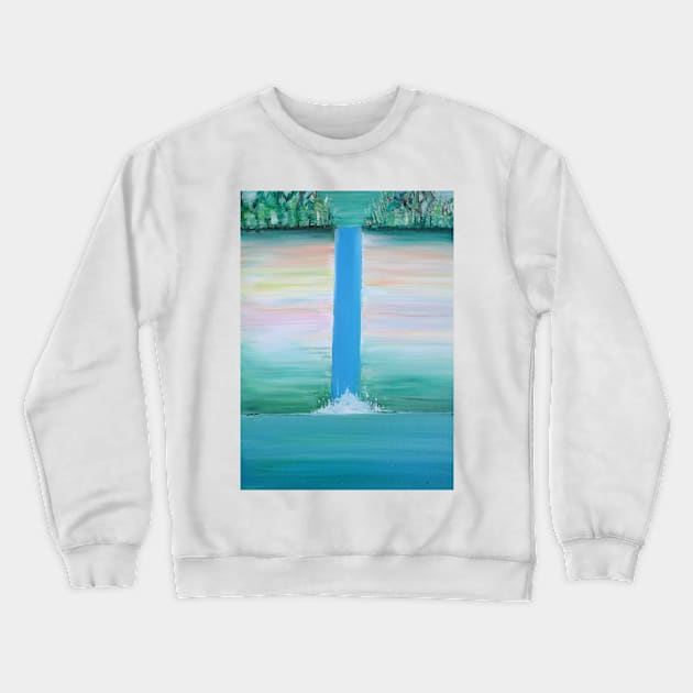 WATERFALL Crewneck Sweatshirt by lautir